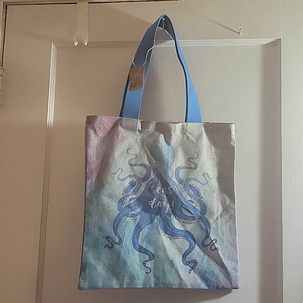 New KARMA Market Tote  OCTOPUS "Seas the day!"